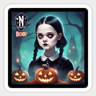 Boo Wednesday Sticker